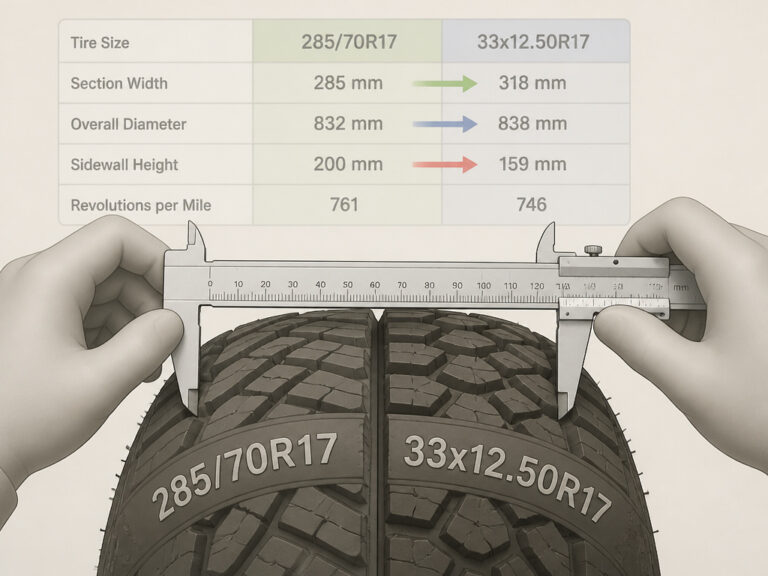 How to Convert Metric Tire Sizes to Inches: Step-by-Step
