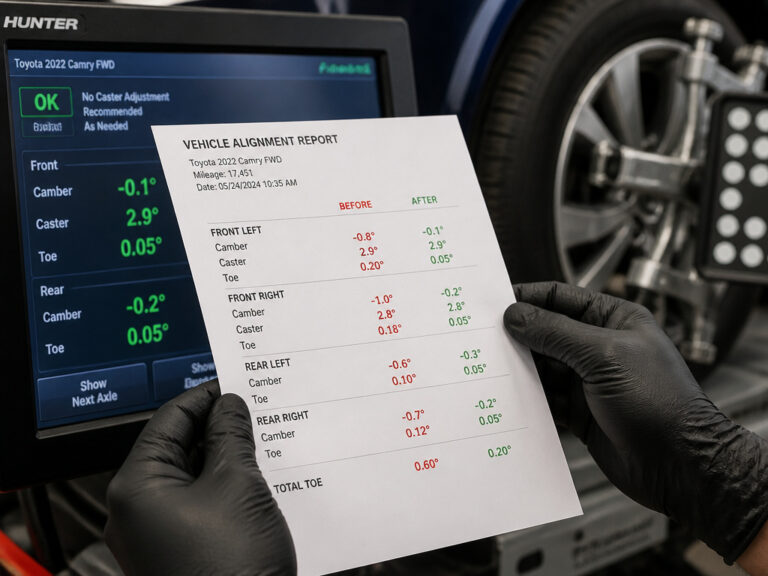 Wheel Alignment Explained: Camber, Caster, Toe