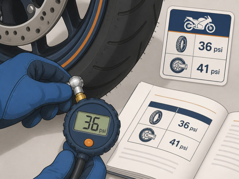 How to Check Motorcycle Tire Pressure: 5 Steps